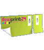 Eintrittskarte DIN lang quer perforiert & 2 x nummeriert (4/0 einseitig bedruckt)